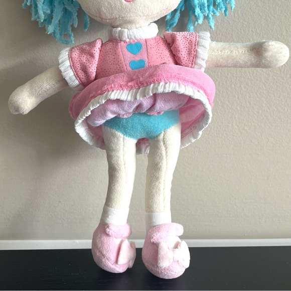 Madame Alexander Candy Kisses Stuffed Doll Blue Hair Valentines 10.5 Inch - Picture 6 of 8